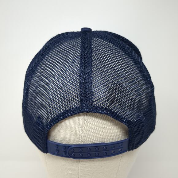 No. 1 Multiservices Corp. Snapback Trucker Hat Blue One Size Mesh Back Camco - Picture 5 of 8